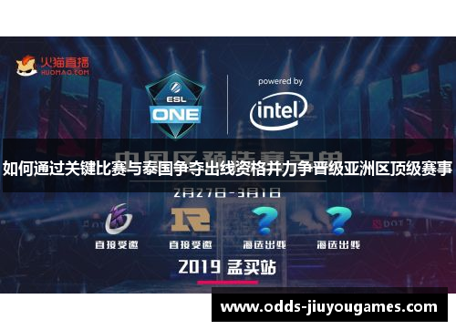 如何通过关键比赛与泰国争夺出线资格并力争晋级亚洲区顶级赛事